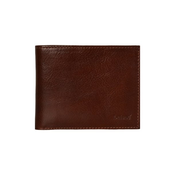 Belsac cognac mindre herrepung i skind til kort sedler og mnter