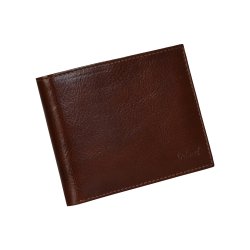 Belsac cognac mindre herrepung i skind til kort sedler og mnter