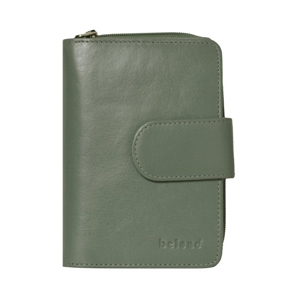 Belsac pung i mist  med to rum, trykknap og lynls