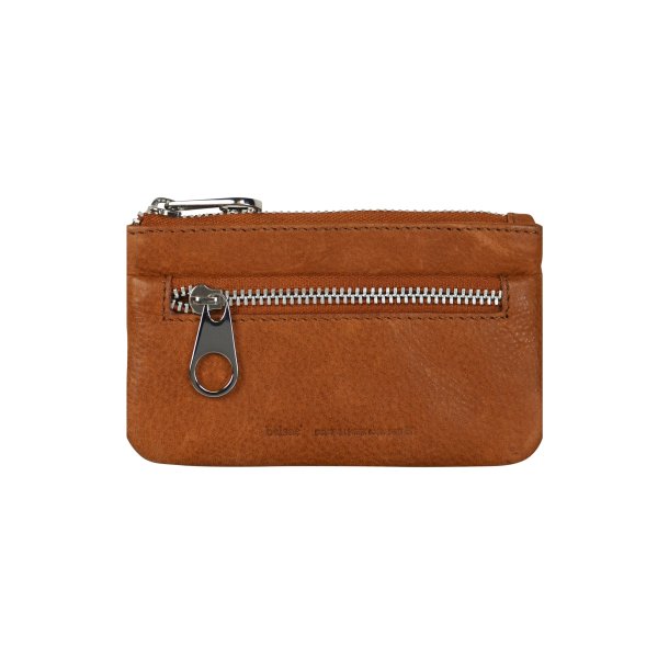 Belsac mntpung i cognac i mat skind og to lynlsrum