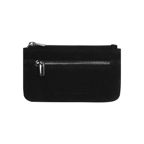 Belsac mntpung i sort ruskind med to lynlsrum