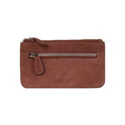 Belsac mntpung i rosa ruskind med to lynlsrum