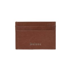 Belsac sort pung i skind med aftagelig kortholder i lys rosa skind