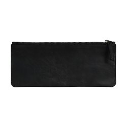 Belsac sort makeup pung/penalhus i skind med lynls 