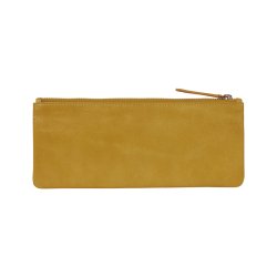 Belsac gul makeup pung/penalhus i skind med lynls