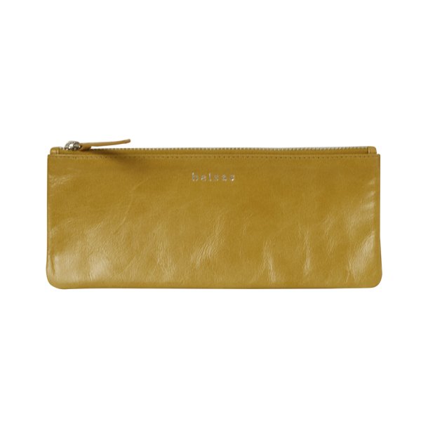 Belsac gul makeup pung/penalhus i skind med lynls