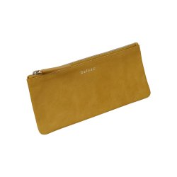 Belsac gul makeup pung/penalhus i skind med lynls