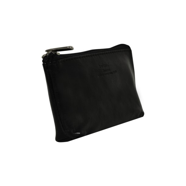 Belsac mntpung i sort glat skind med lynls