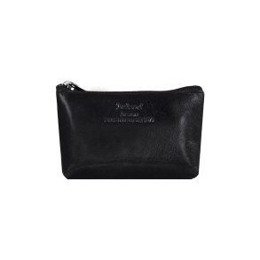 Belsac m�ntpung i sort glat skind med lynl�s