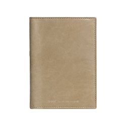 Belsac, beige pascover i skind med ekstra plads til kort