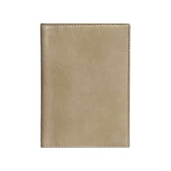 Belsac, beige pascover i skind med ekstra plads til kort