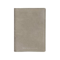 Belsac, lysegrt pascover i skind med ekstra plads til kort