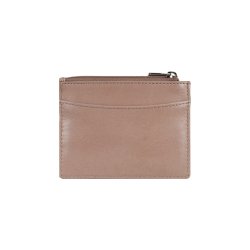 Belsac lys rosa mntpung i skind med aftagelig kreditkortholder 