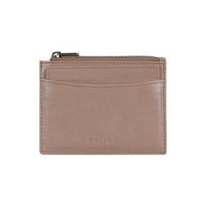 Belsac lys rosa m�ntpung i skind med aftagelig kreditkortholder 