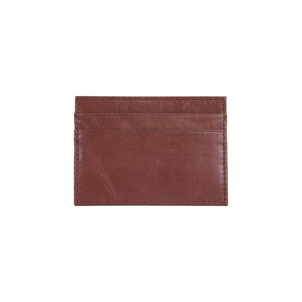 Belsac rosa mntpung i skind med aftagelig kreditkortholder 