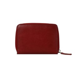 Belsac mntpung i mrk rd i glat skind med lynls