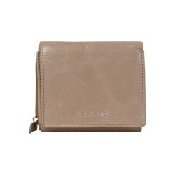 Belsac trefljet lys rosa pung i skind til mnter, kort og sedler