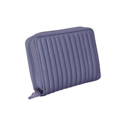 Belsac lys lilla møntpung i skind med tuber og lynlås