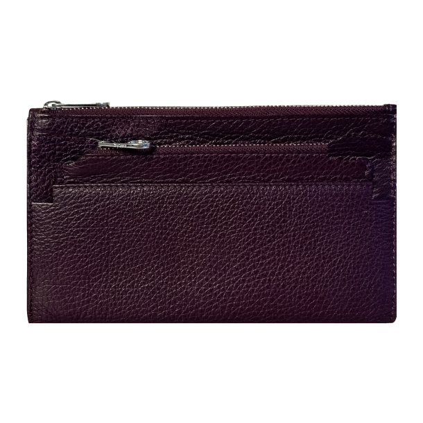 Belsac plum damepung i bldt lder med flere rum