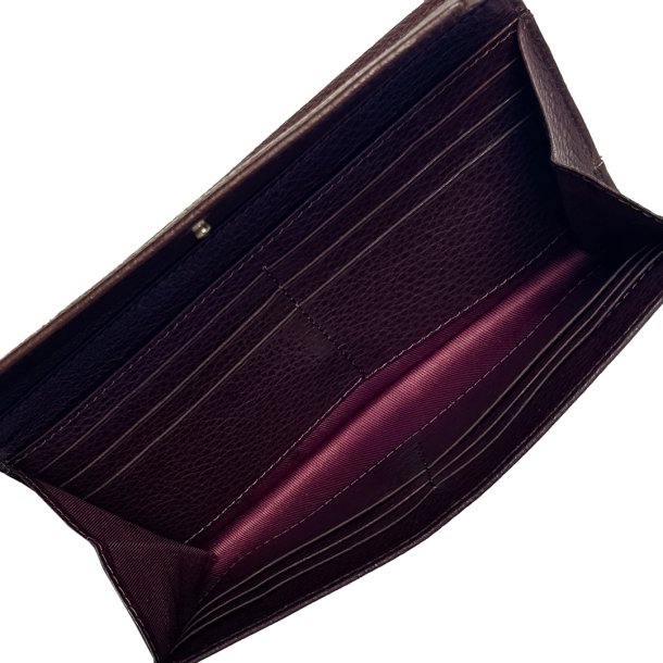 Belsac plum damepung i bldt lder med flere rum