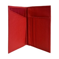 Belsac lipstick pascover i skind med lynlsrum til mnter, samt plads til sedler og kort