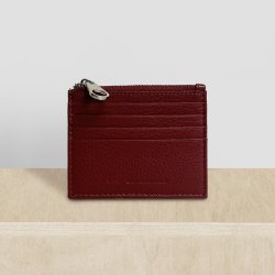 Belsac, rd mntpung i italiensk lder med plads til flere kort