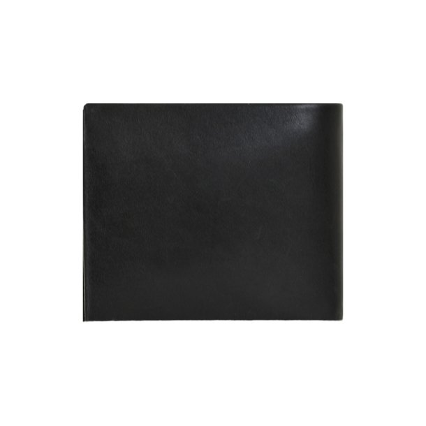 Belsac sort tofljet herrepung i skind med plads til kort, mnter og lynlsrum til sedler