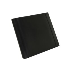 Belsac sort tofljet herrepung i skind med plads til kort, mnter og sedler