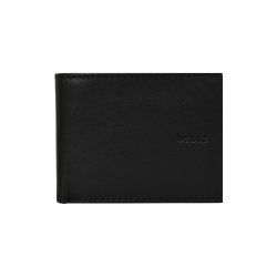 Belsac sort tofljet herrepung i skind med plads til kort, mnter og kort