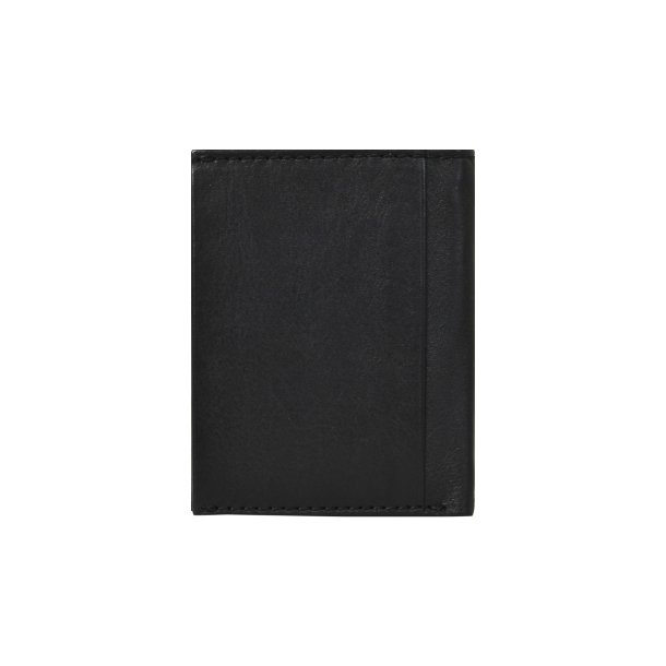 Belsac sort tofljet herrepung i skind med plads til mange kort samt sedler