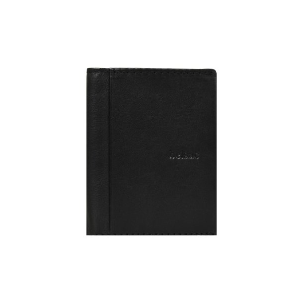 Belsac sort tofljet herrepung i skind med plads til mange kort samt sedler