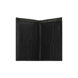 Belsac sort tofljet herrepung i skind med plads til mange kort samt sedler