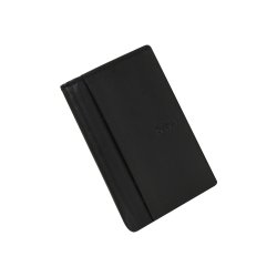 Belsac sort tofljet herrepung i skind med plads til mange kort samt sedler