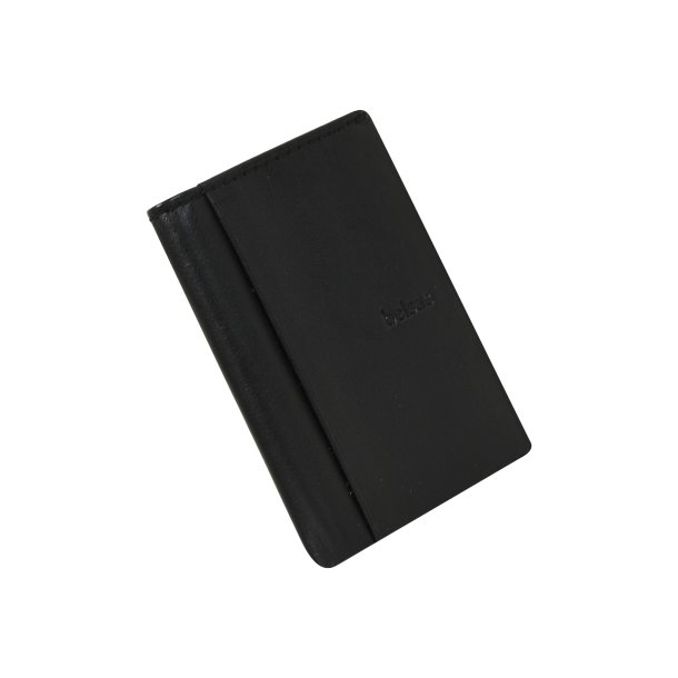 Belsac sort tofljet herrepung i skind med plads til mange kort samt sedler