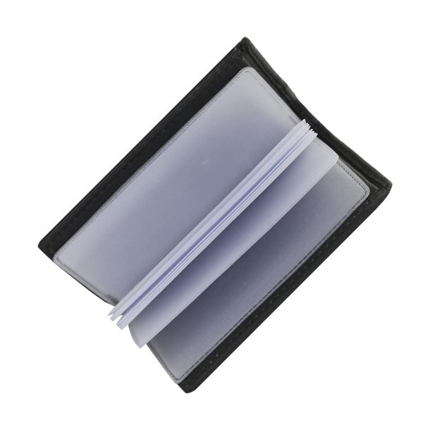 Belsac sort herre kortholder i skind med plads til mange kort