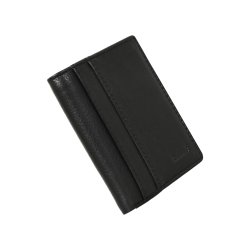 Belsac sort herre kortholder i skind med plads til mange kort