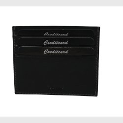 Belsac sort herre kortholder i skind med plads til flere kort