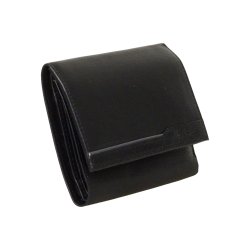 Belsac, sort herrepung i bldt lder med plads til flere kort og mnter