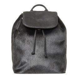 Minik, Belsac sort rummelig rygsk i skind/slskind med overslag